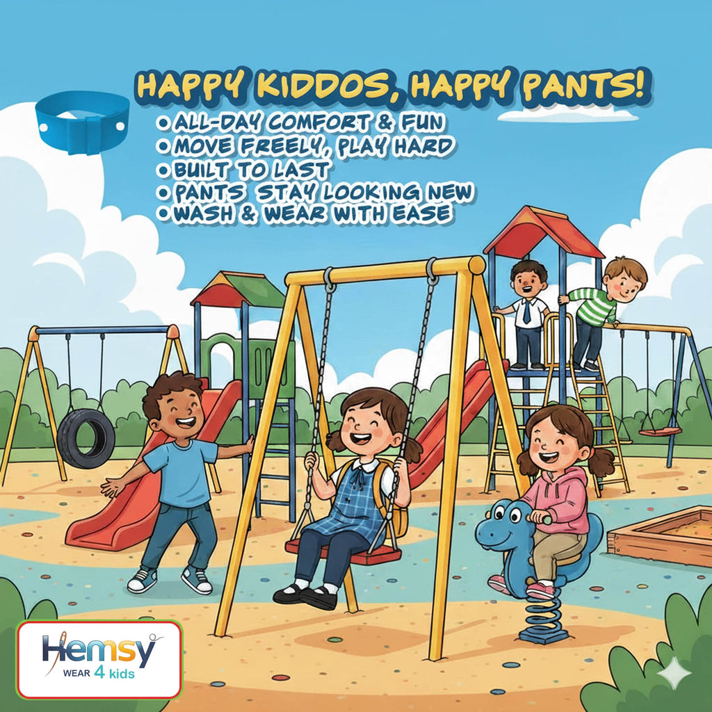 Hemsy Kids Magic Pants Shorteners – Grow-With-Me Pant Length Solution